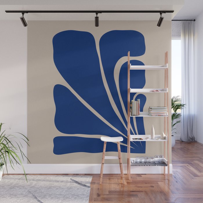Six Leaf Plant - 2/3 Wall Mural Gallery Image 1