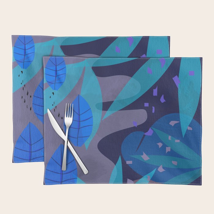 Botanika 6 Blue Placemat Gallery Image 1