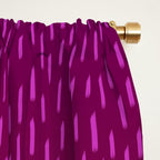 Magenta Dash Window Curtain Gallery Image 2
