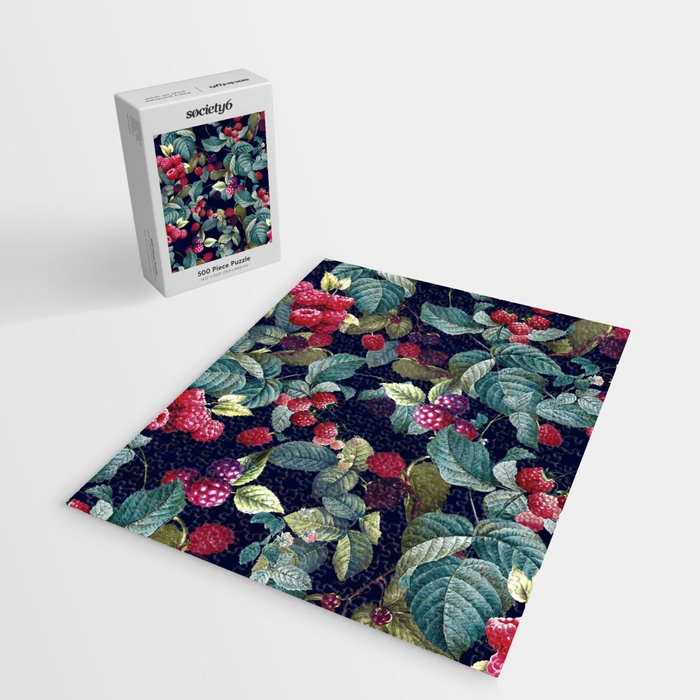 Wild Blackberry - Night  Jigsaw Puzzle Gallery Image 2