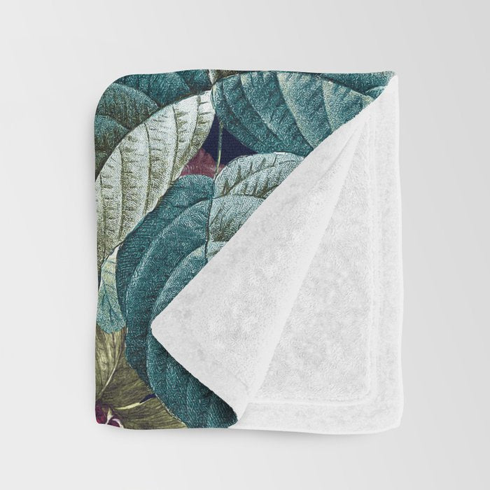 Wild Blackberry - Night  Throw Blanket Gallery Image 3
