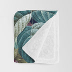 Wild Blackberry - Night  Throw Blanket Gallery Image 3