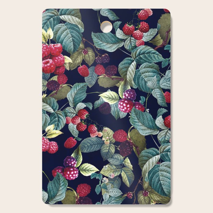Wild Blackberry - Night  Cutting Board Gallery Image 1