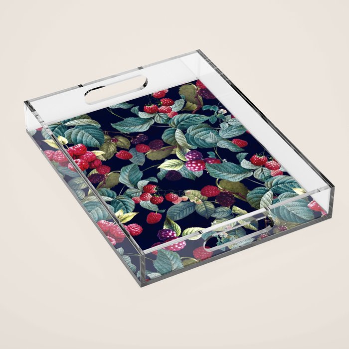 Wild Blackberry - Night  Acrylic Tray Gallery Image 1