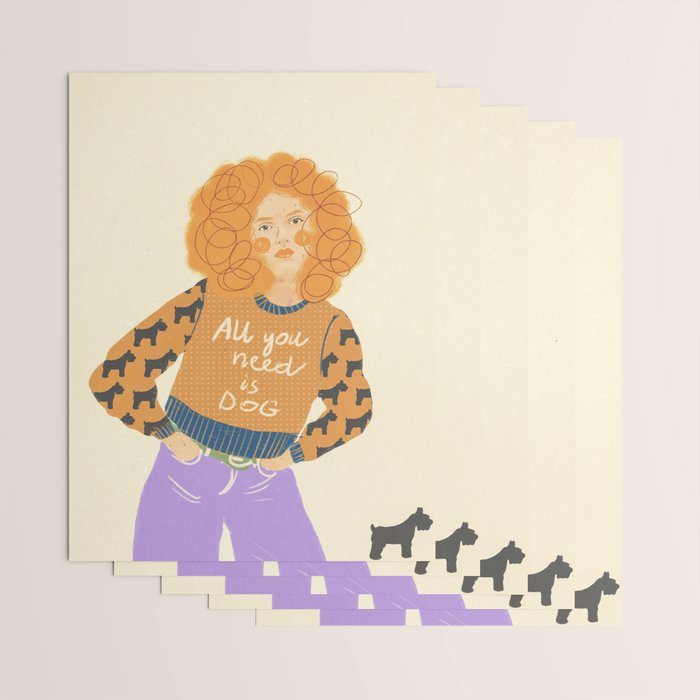 Dog love Wrapping Paper Gallery Image 3