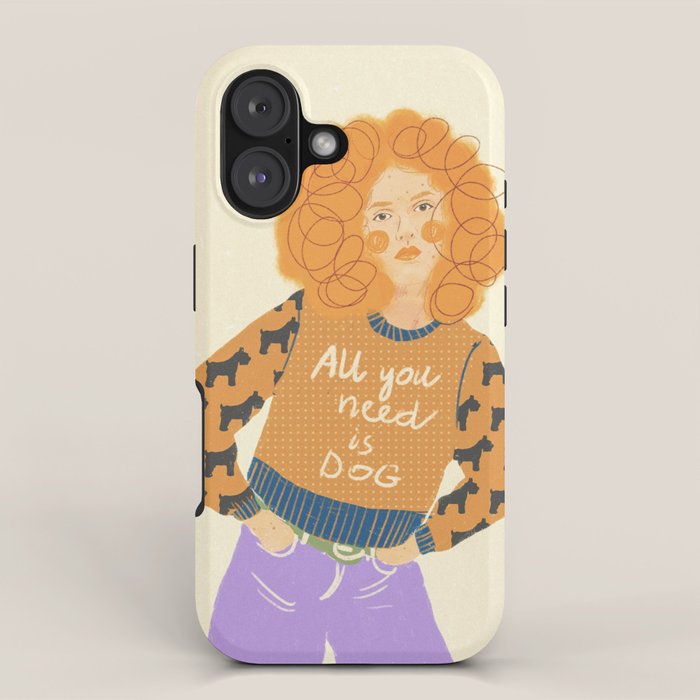 Dog love iPhone Case Gallery Image 1