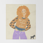 Dog love Throw Blanket Gallery Image 2