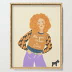 Dog love Serving Tray Gallery Image 1