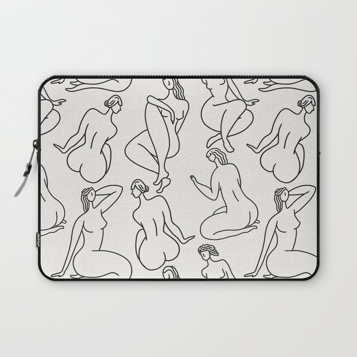 HERA LIGHT LINEN Laptop Sleeve Gallery Image 1