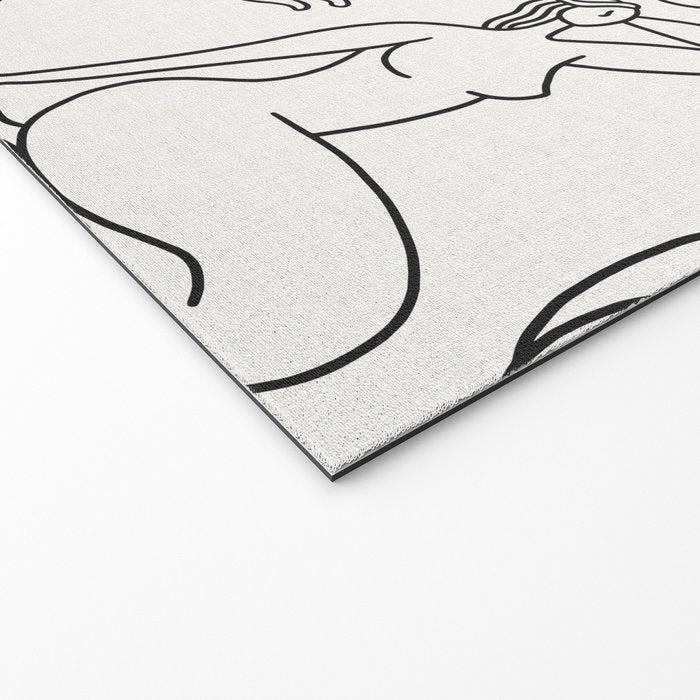 HERA LIGHT LINEN Welcome Mat Gallery Image 2