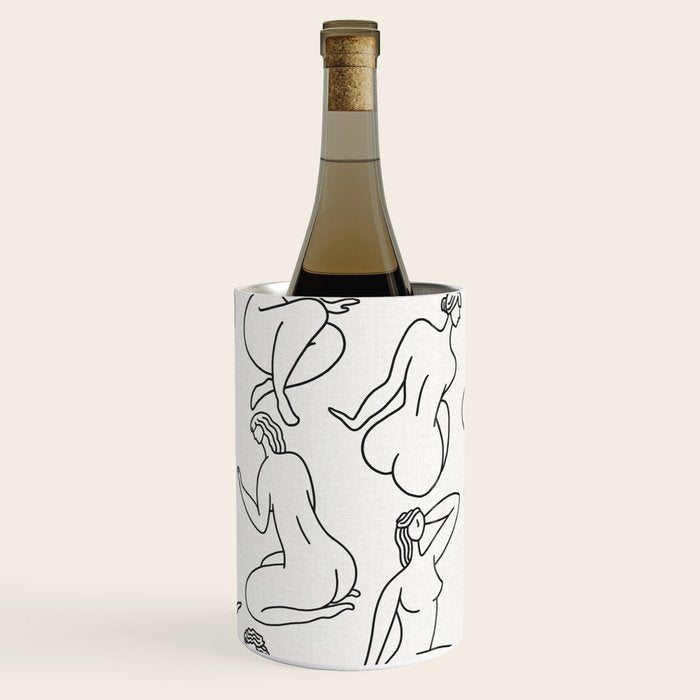 HERA LIGHT LINEN Wine Chiller Gallery Image 3