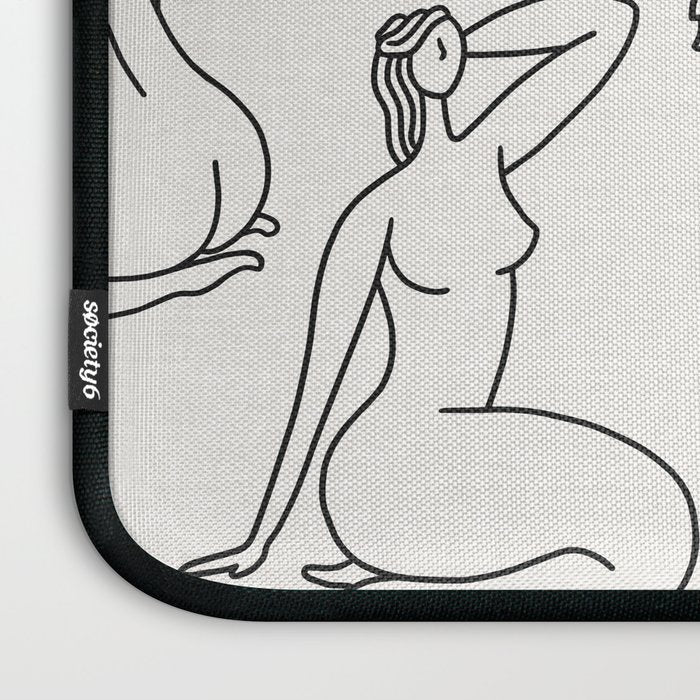 HERA LIGHT LINEN Laptop Sleeve Gallery Image 3