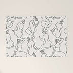 HERA LIGHT LINEN Welcome Mat Gallery Image 1