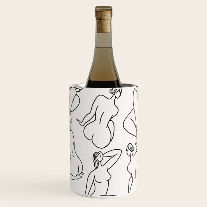 HERA LIGHT LINEN Wine Chiller Gallery Image 2