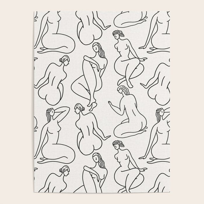 HERA LIGHT LINEN Poster Gallery Image 4