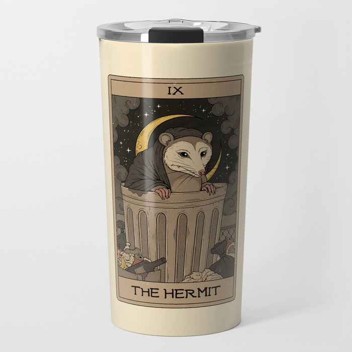 The Hermit - Possum Tarot Travel Mug Gallery Image 1