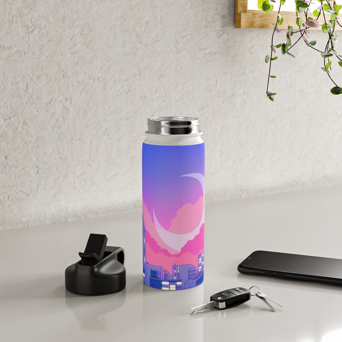 Dreamy Moon Nights Water Bottle Gallery Image 4