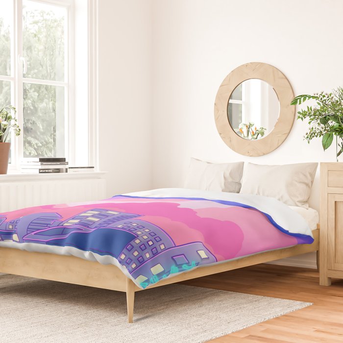 Dreamy Moon Nights Duvet Cover Gallery Image 2