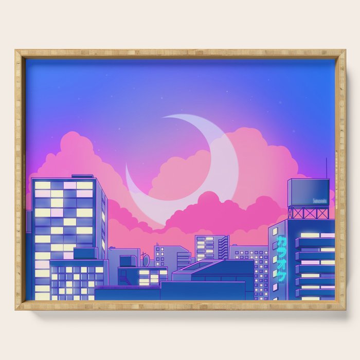 Dreamy Moon Nights Serving Tray Gallery Image 1