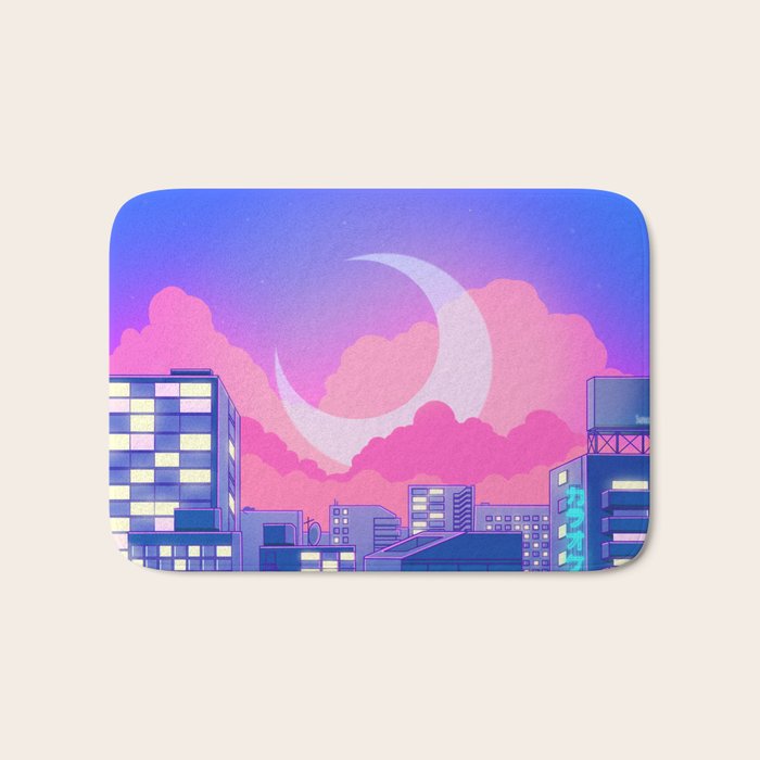 Dreamy Moon Nights Bath Mat Gallery Image 1