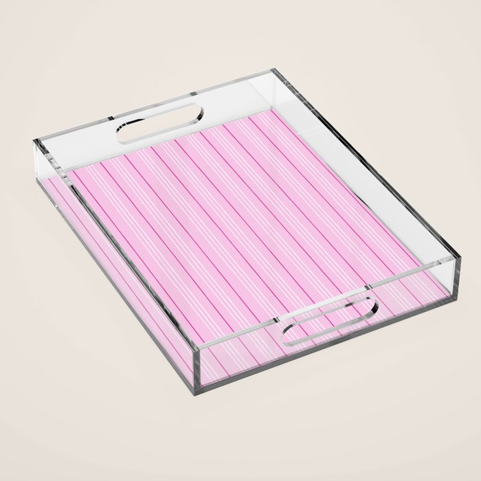 Lola Stripes Acrylic Tray Gallery Image 1