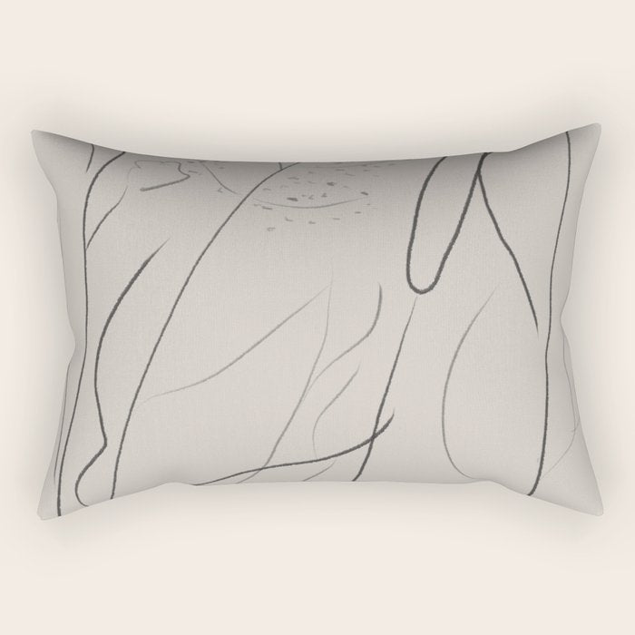 Wildflower Poem Rectangular Pillow Gallery Image 1