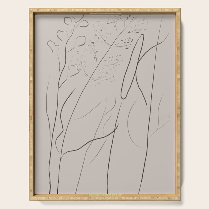 Wildflower Poem Serving Tray Gallery Image 1