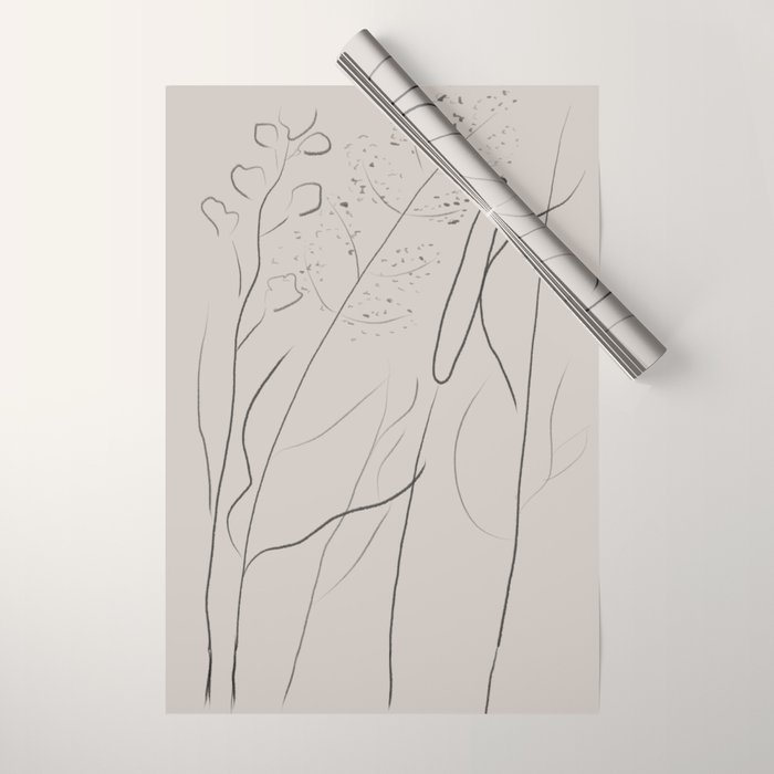 Wildflower Poem Wrapping Paper Gallery Image 1