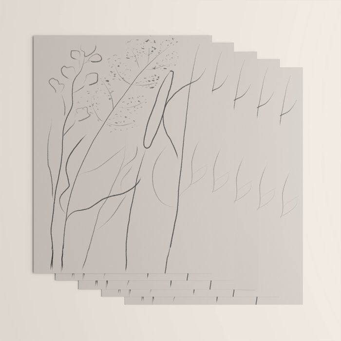 Wildflower Poem Wrapping Paper Gallery Image 3