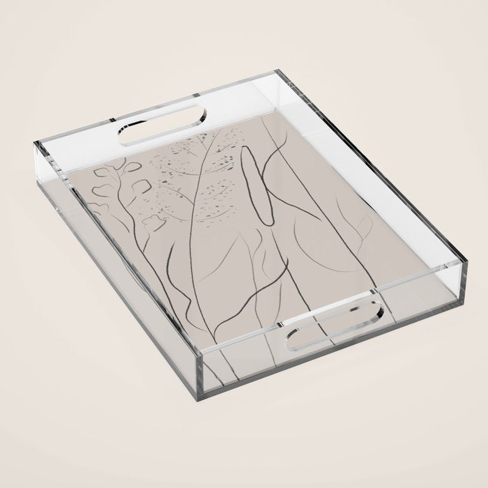 Wildflower Poem Acrylic Tray Gallery Image 1