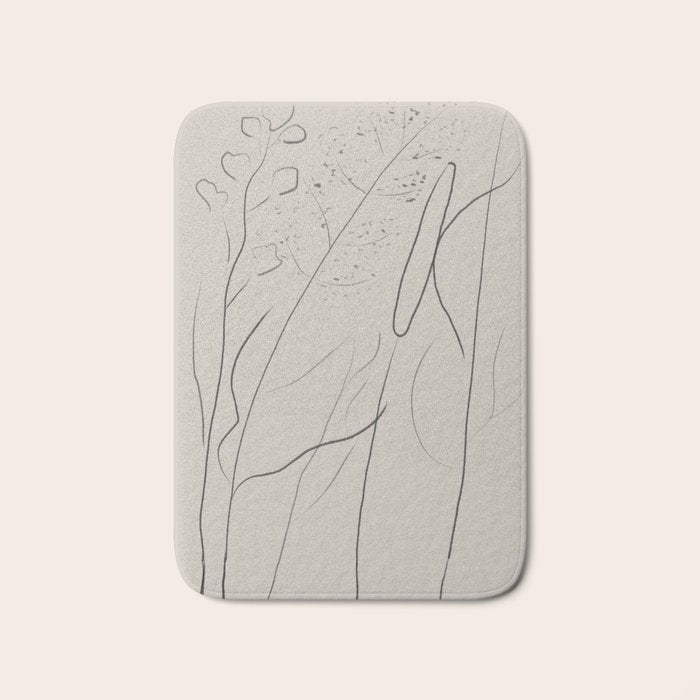 Wildflower Poem Bath Mat Gallery Image 1
