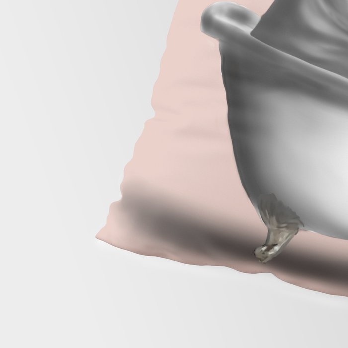 Hippo in Bath Pillow Sham Gallery Image 4