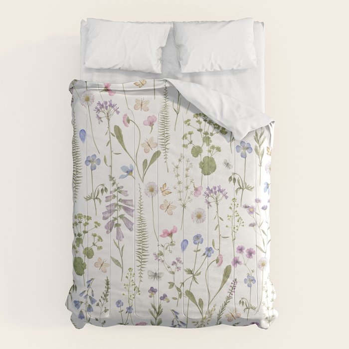 Hygge Summer Wildflowers Meadow Comforter Gallery Image 6