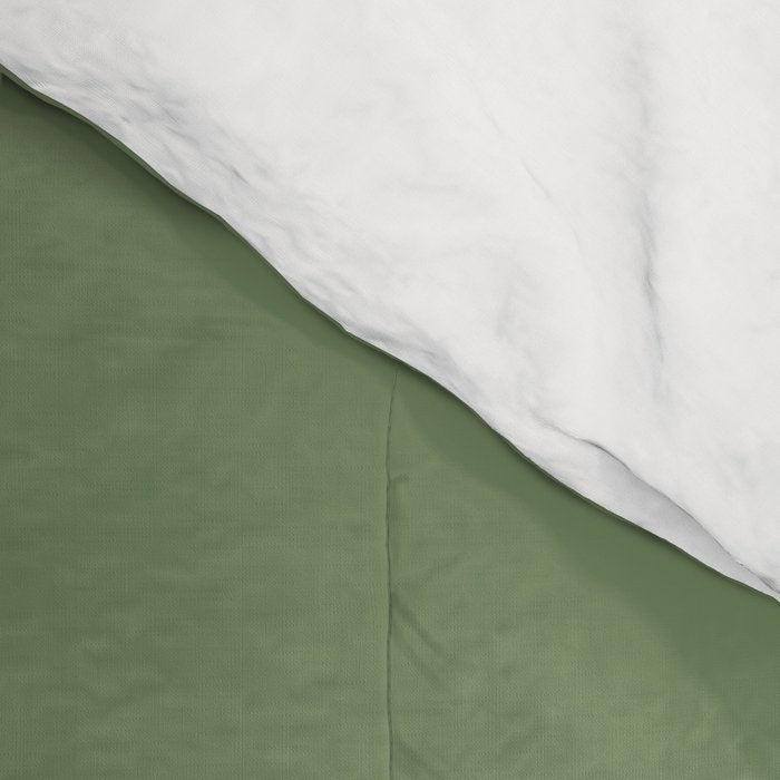 Happy go Lucky Cat 4r relax enjoy coffee on chair Comforter Gallery Image 4