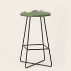Happy go Lucky Cat 4r relax enjoy coffee on chair Stool Gallery Image 1