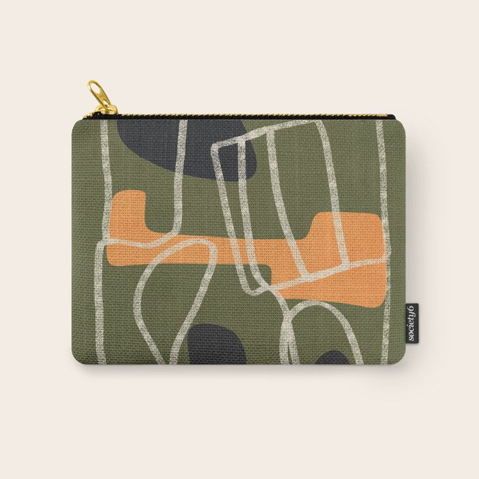Organic Minimalist Layers 9 Carry All Pouch Gallery Image 1