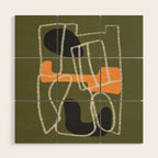 Organic Minimalist Layers 9 Wood Wall Art Gallery Image 1