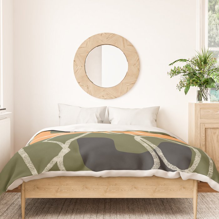 Organic Minimalist Layers 9 Duvet Cover Gallery Image 3
