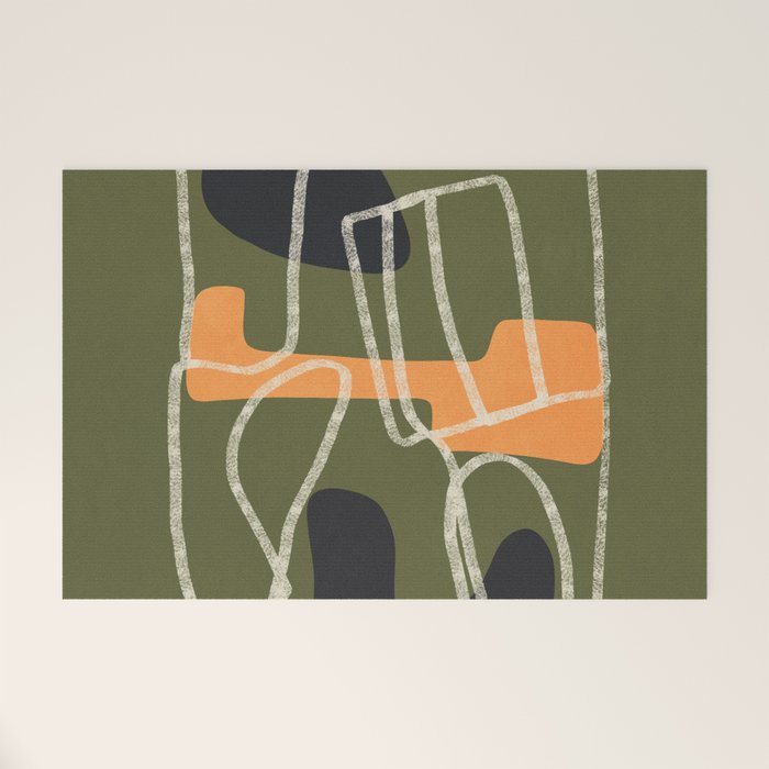 Organic Minimalist Layers 9 Welcome Mat Gallery Image 1