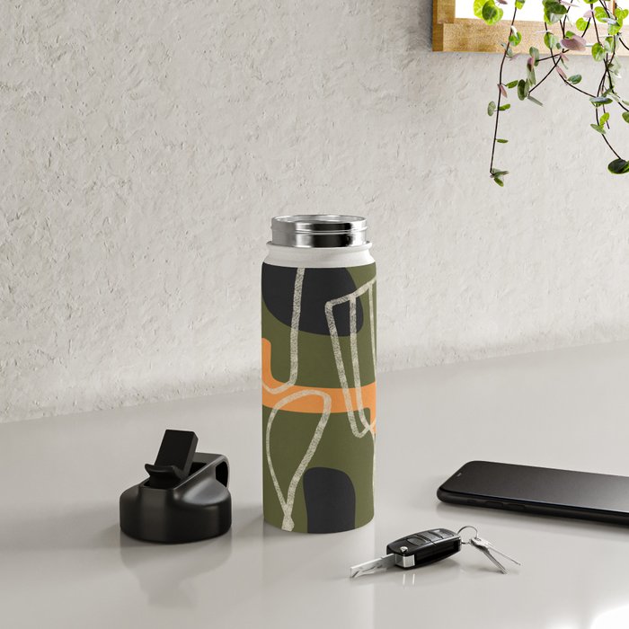Organic Minimalist Layers 9 Water Bottle Gallery Image 4