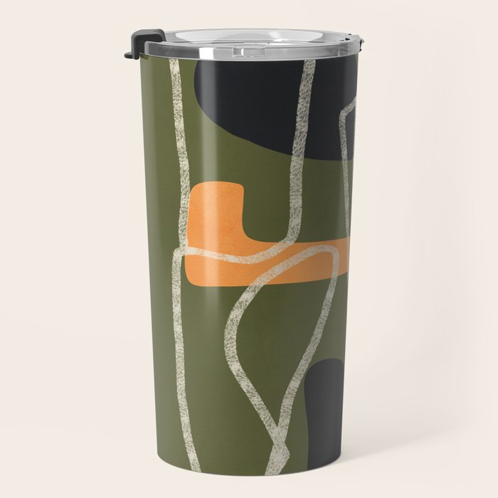 Organic Minimalist Layers 9 Travel Mug Gallery Image 3