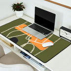 Organic Minimalist Layers 9 Desk Mat Gallery Image 2