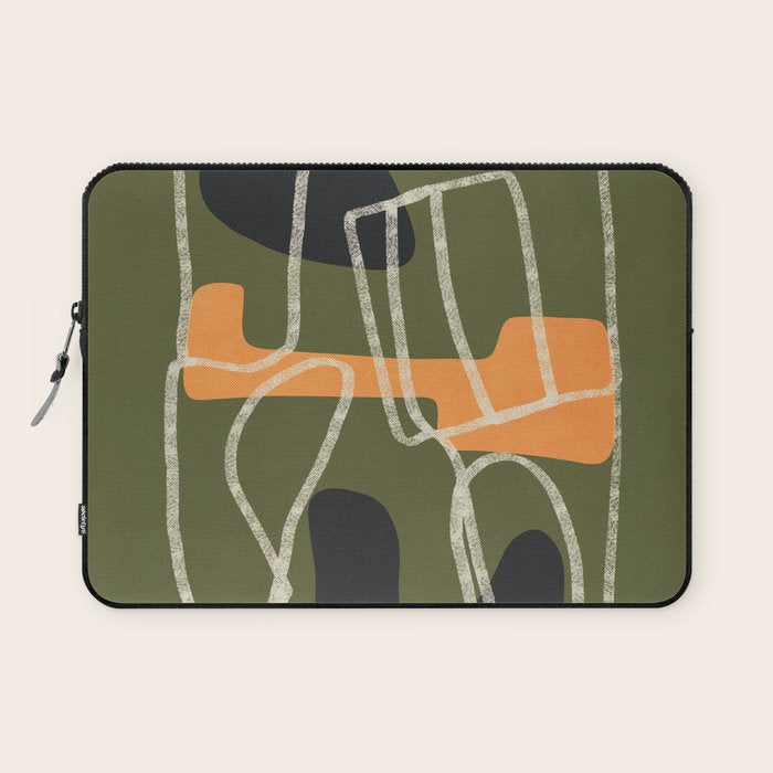 Organic Minimalist Layers 9 Laptop Sleeve Gallery Image 1