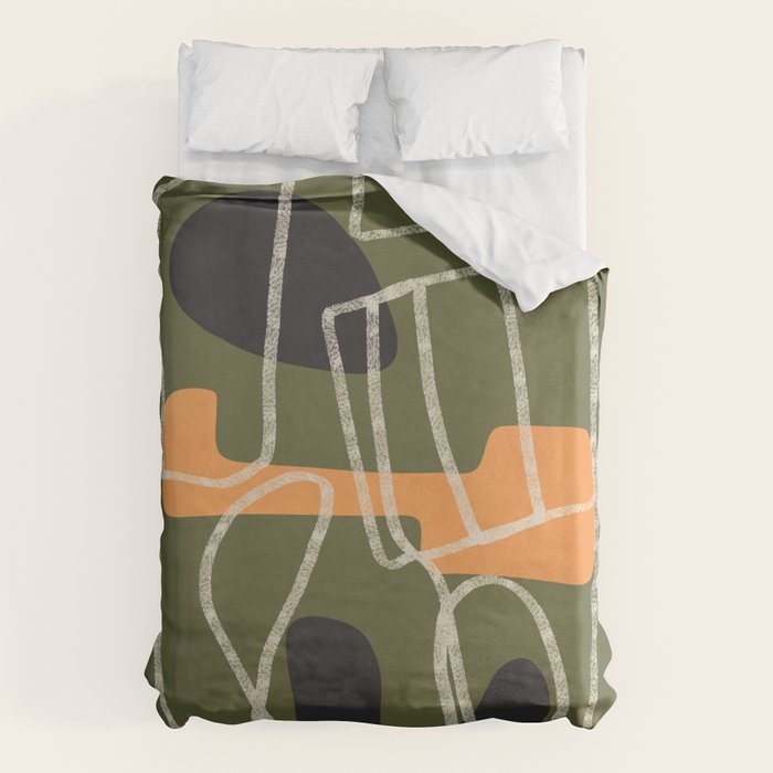 Organic Minimalist Layers 9 Duvet Cover Gallery Image 6