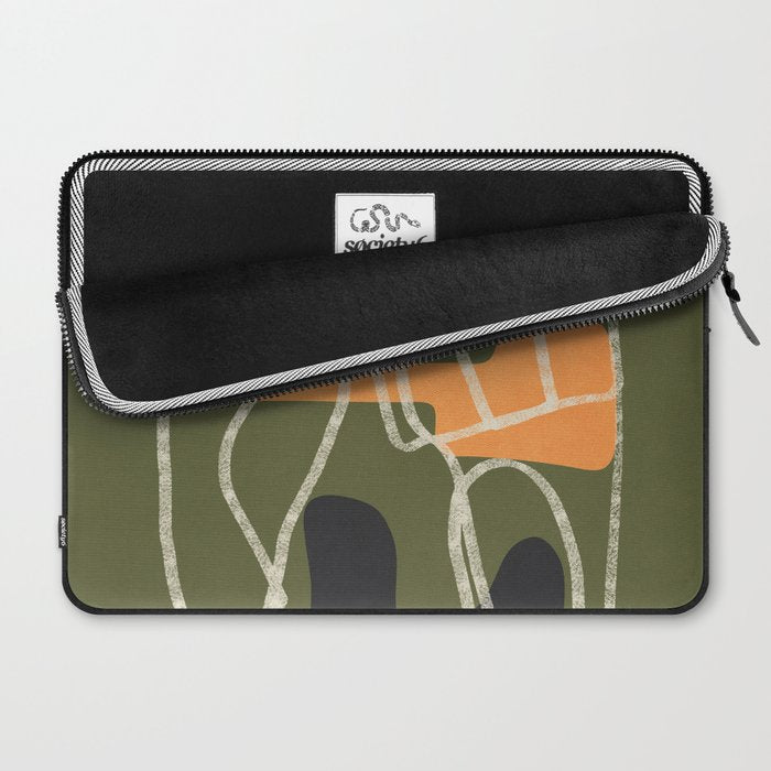 Organic Minimalist Layers 9 Laptop Sleeve Gallery Image 2