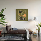Organic Minimalist Layers 9 Wood Wall Art Gallery Image 2