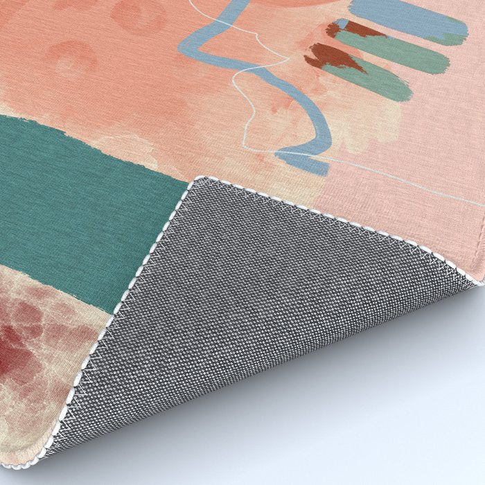 abstract brush & color study Rug Gallery Image 4