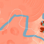 abstract brush & color study Coffee Mug Gallery Image 2