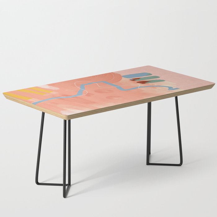 abstract brush & color study Coffee Table Gallery Image 1