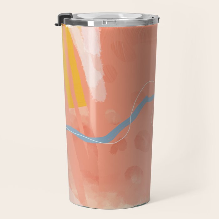 abstract brush & color study Travel Mug Gallery Image 3
